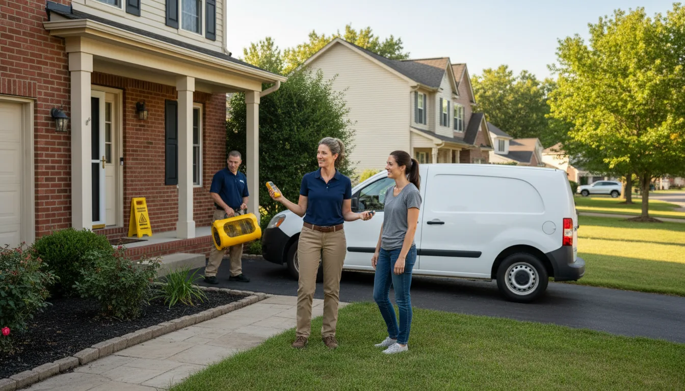 Water restoration image for Dehumidification And Cleanup Services in Halliday, ND